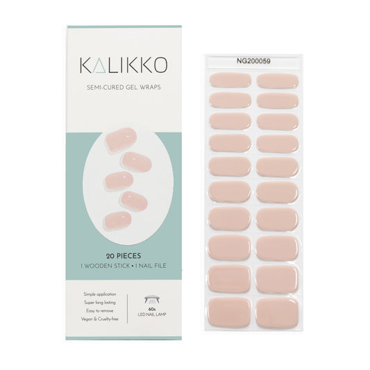 Misty Rose | Semi-Cured Gel Nail Wraps