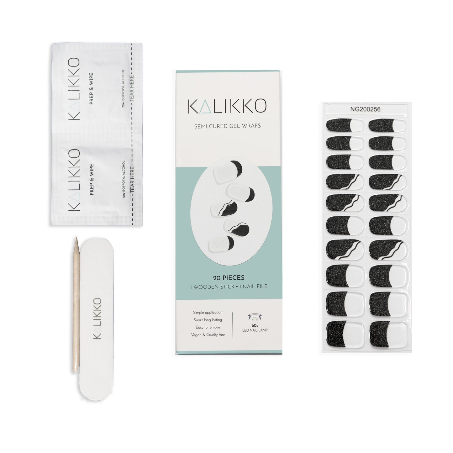 Carbon Edge | Semi-Cured Gel Nail Wraps