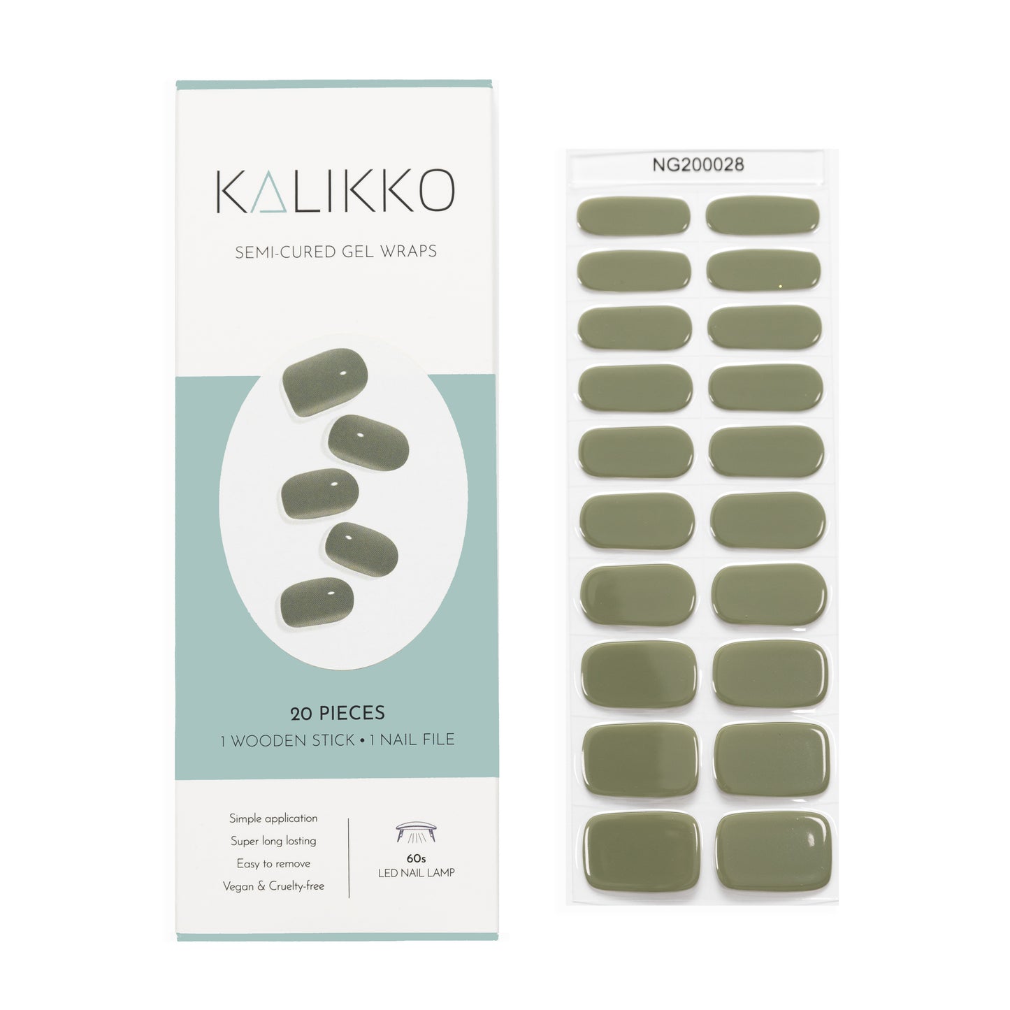 Secret Meadow | Semi-Cured Gel Nail Wraps