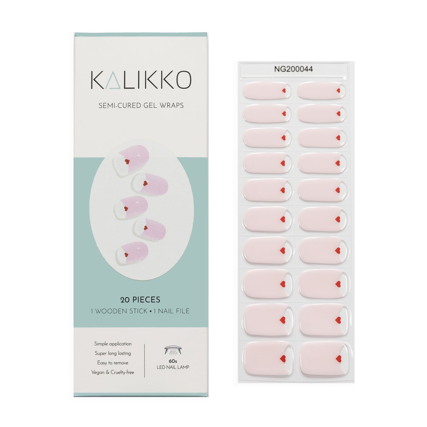 Mini Amore | Semi-Cured Gel Nail Wraps