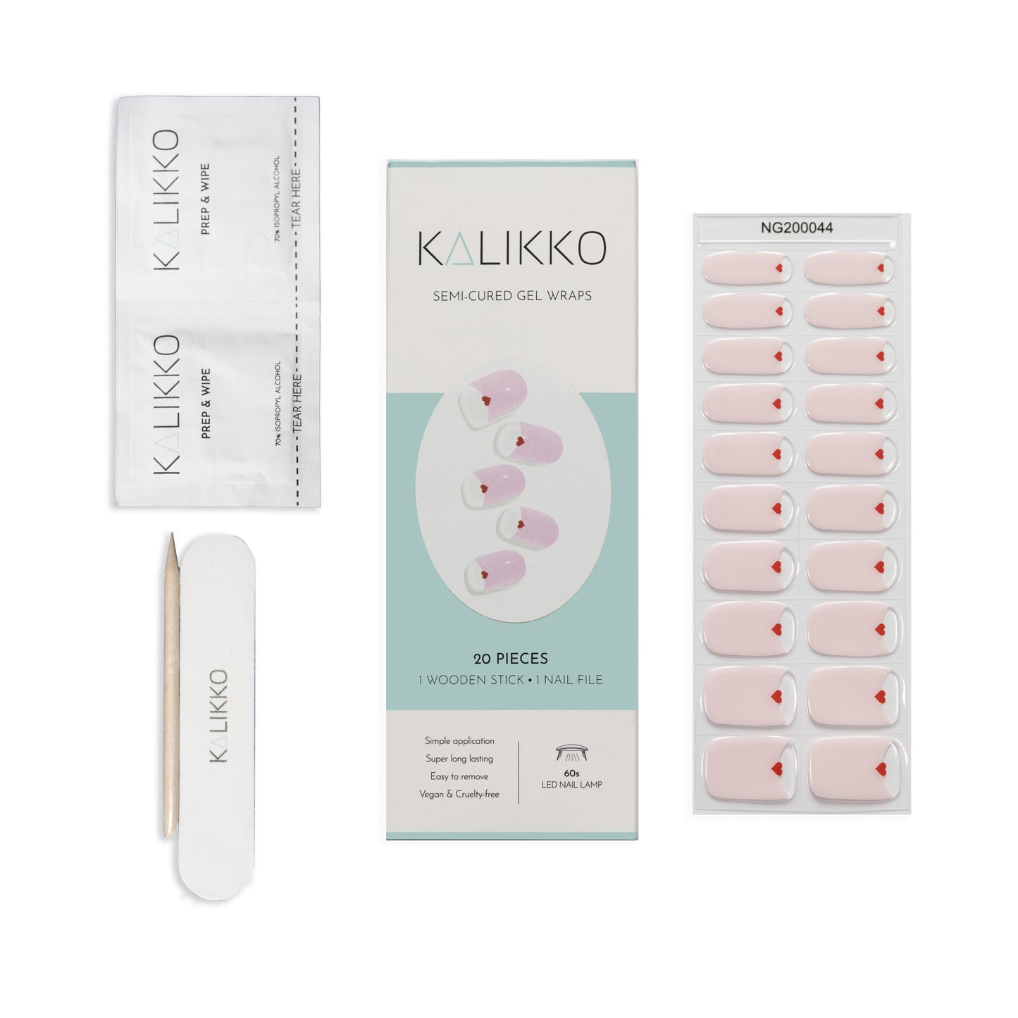 Mini Amore | Semi-Cured Gel Nail Wraps