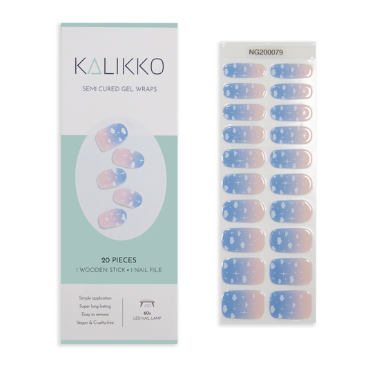 In The Clouds | Semi-Cured Gel Nail Wraps