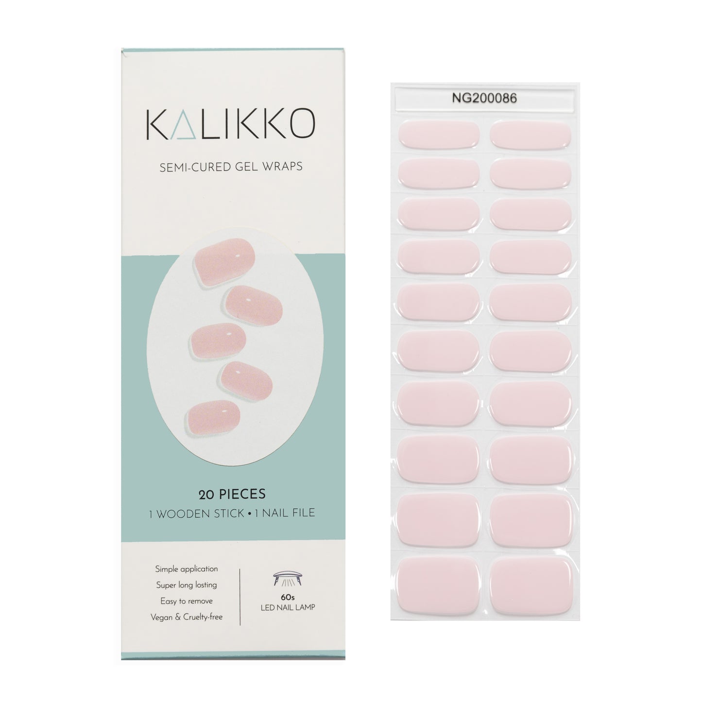 Pink Lemonade | Semi-Cured Gel Nail Wraps