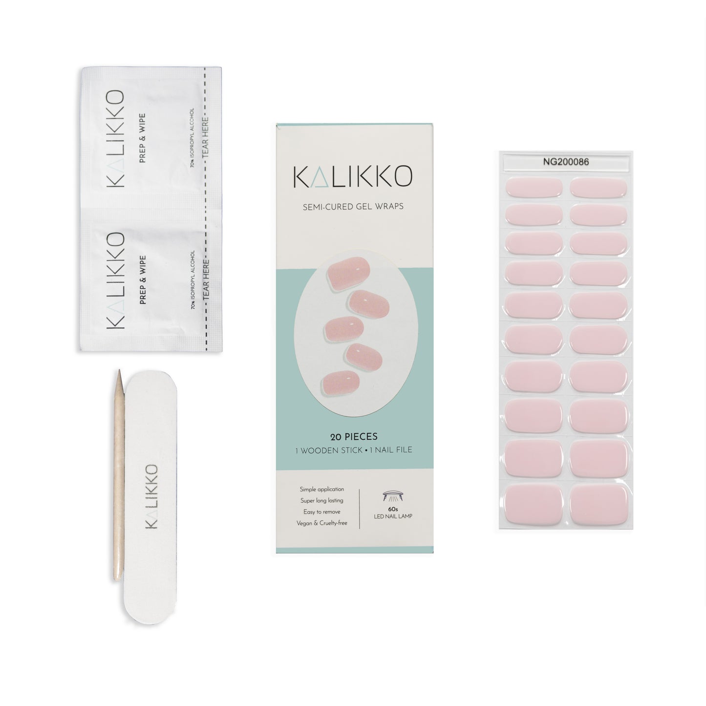 Pink Lemonade | Semi-Cured Gel Nail Wraps