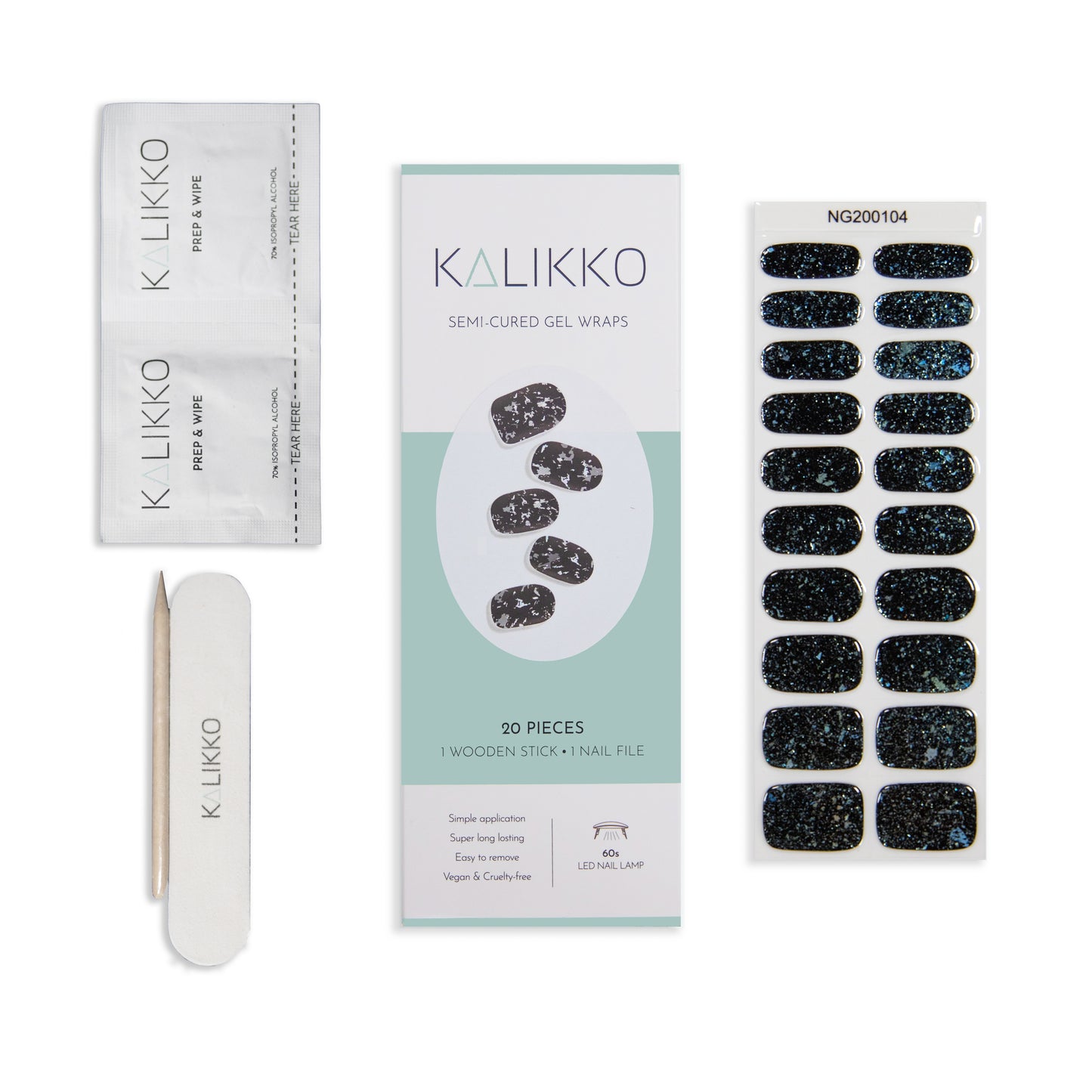 Galaxy | Semi-Cured Gel Nail Wraps