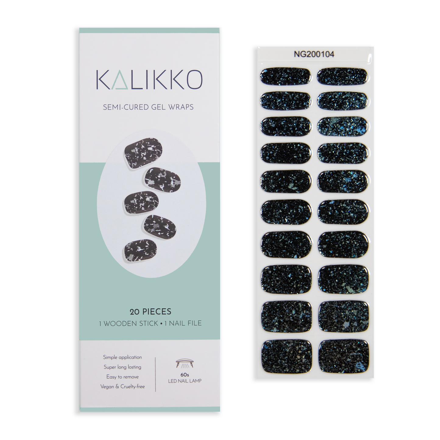 Galaxy | Semi-Cured Gel Nail Wraps