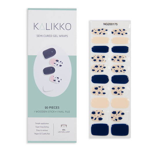 Midnight Mucca | Semi-Cured Gel Nail Wraps