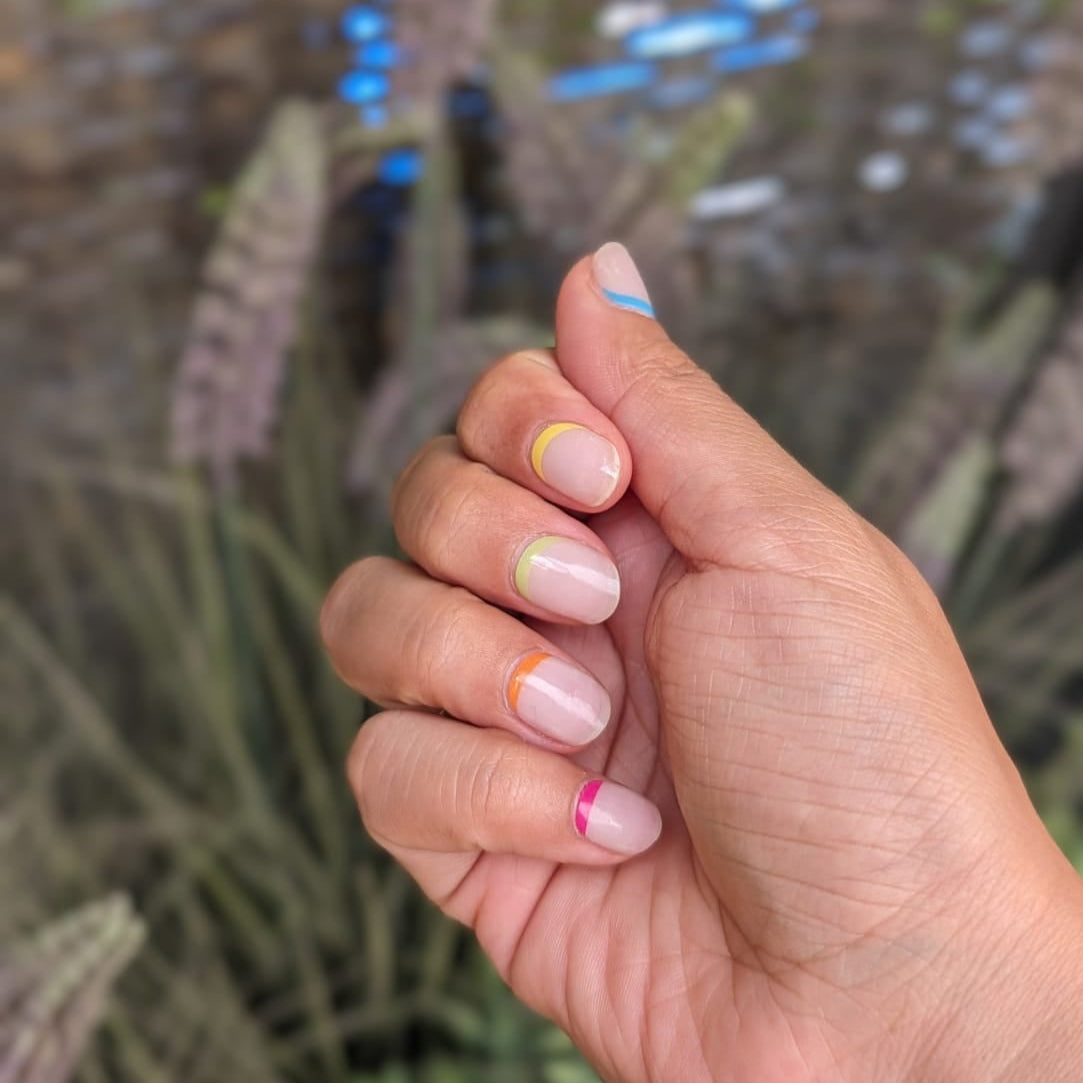 Rainbow Bed | Semi-Cured Gel Nail Wraps