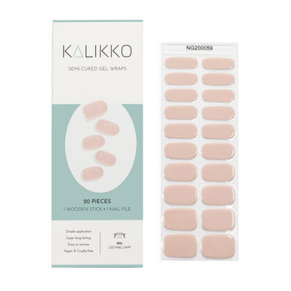 Misty Rose | Semi-Cured Gel Nail Wraps