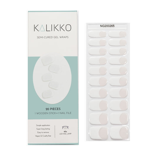 Classic French | Semi-Cured Gel Nail Wraps