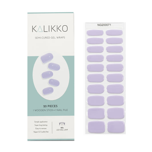 Parma Violet | Semi-Cured Gel Nail Wraps