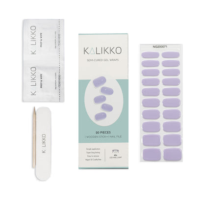 Parma Violet | Semi-Cured Gel Nail Wraps