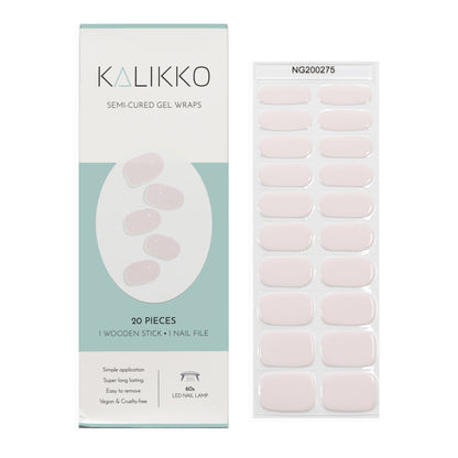 Oyster Pink | Semi-Cured Gel Nail Wraps