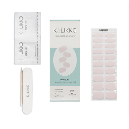 Oyster Pink | Semi-Cured Gel Nail Wraps