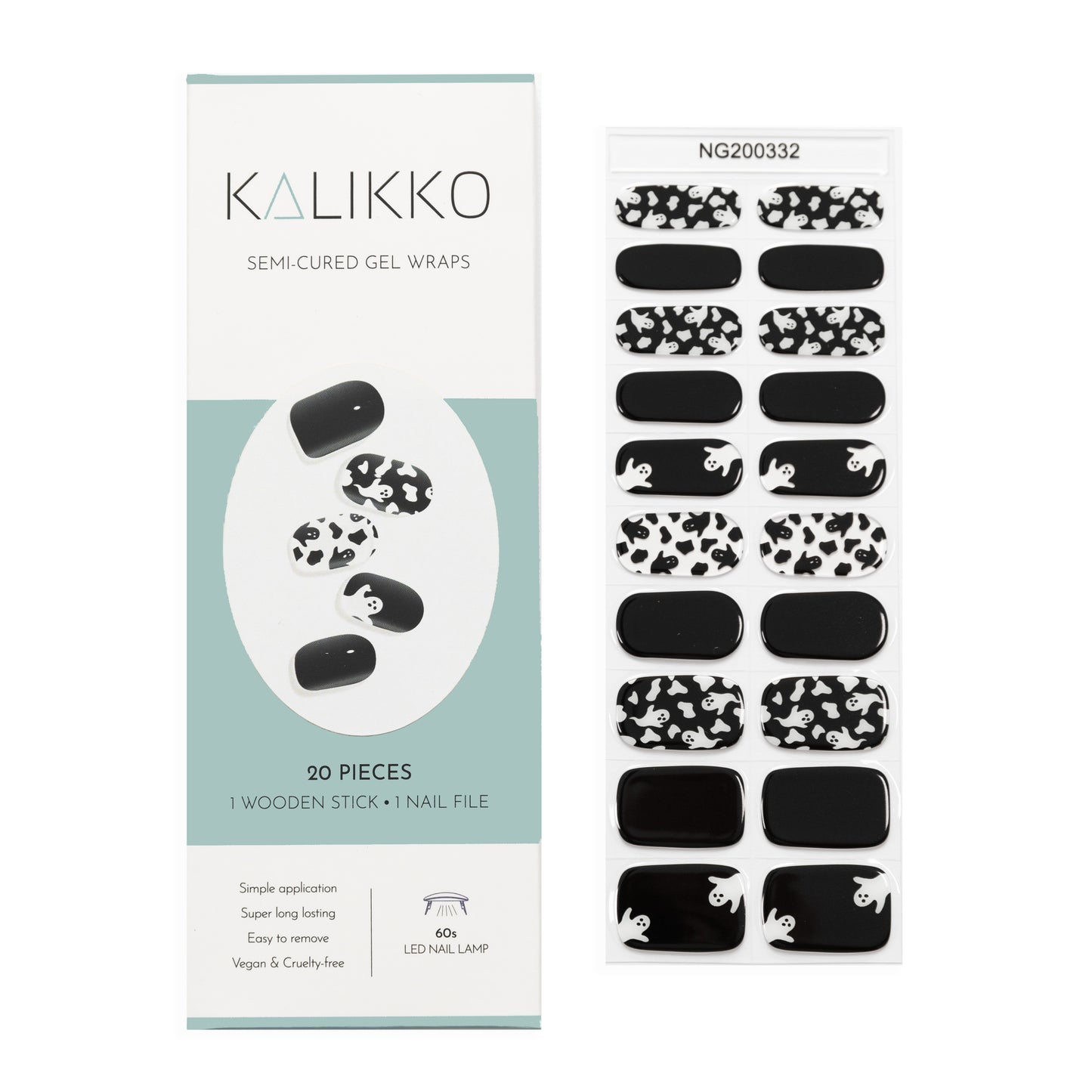 Fright Night | Semi-Cured Gel Nail Wraps