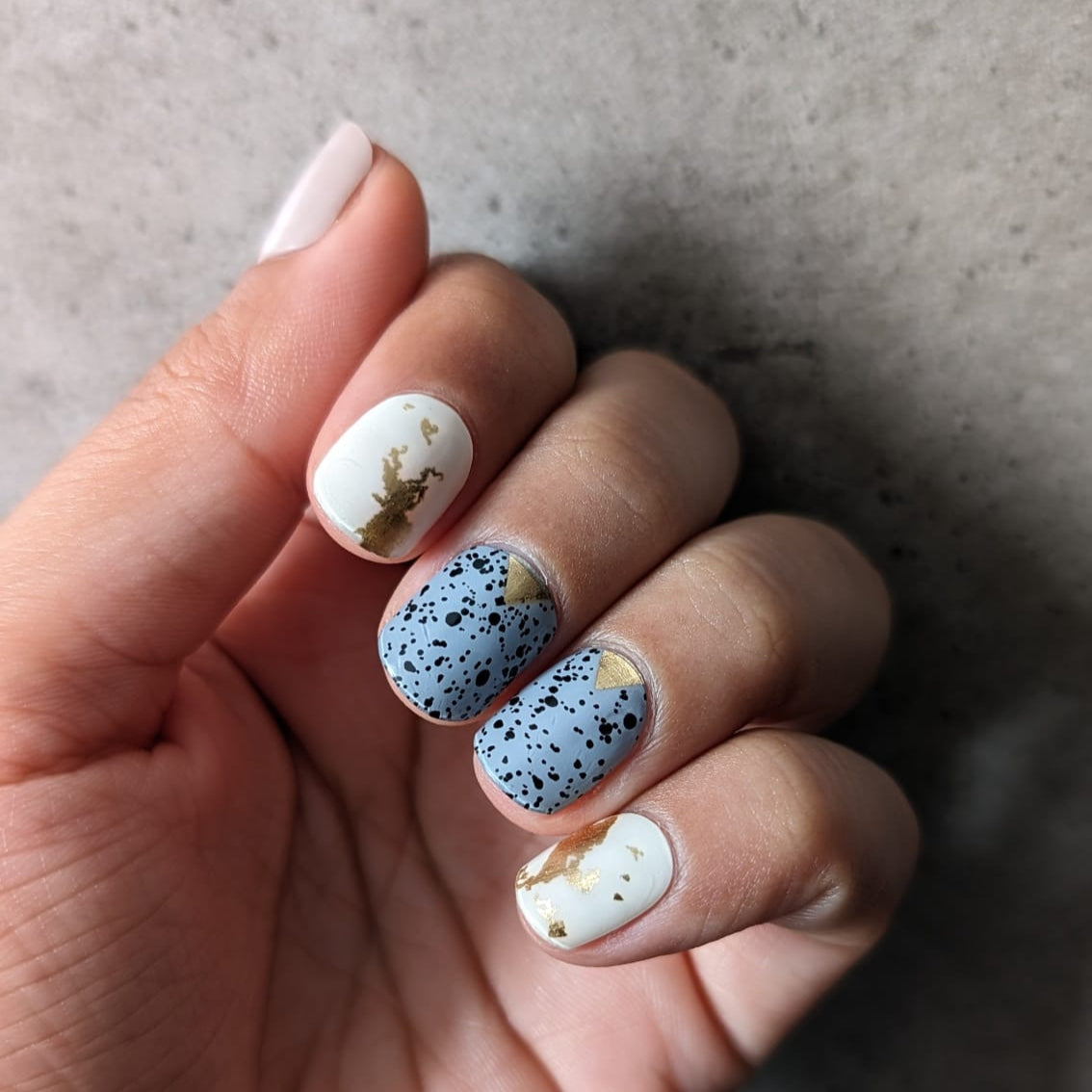 Speckled Egg | Semi-Cured Gel Nail Wraps